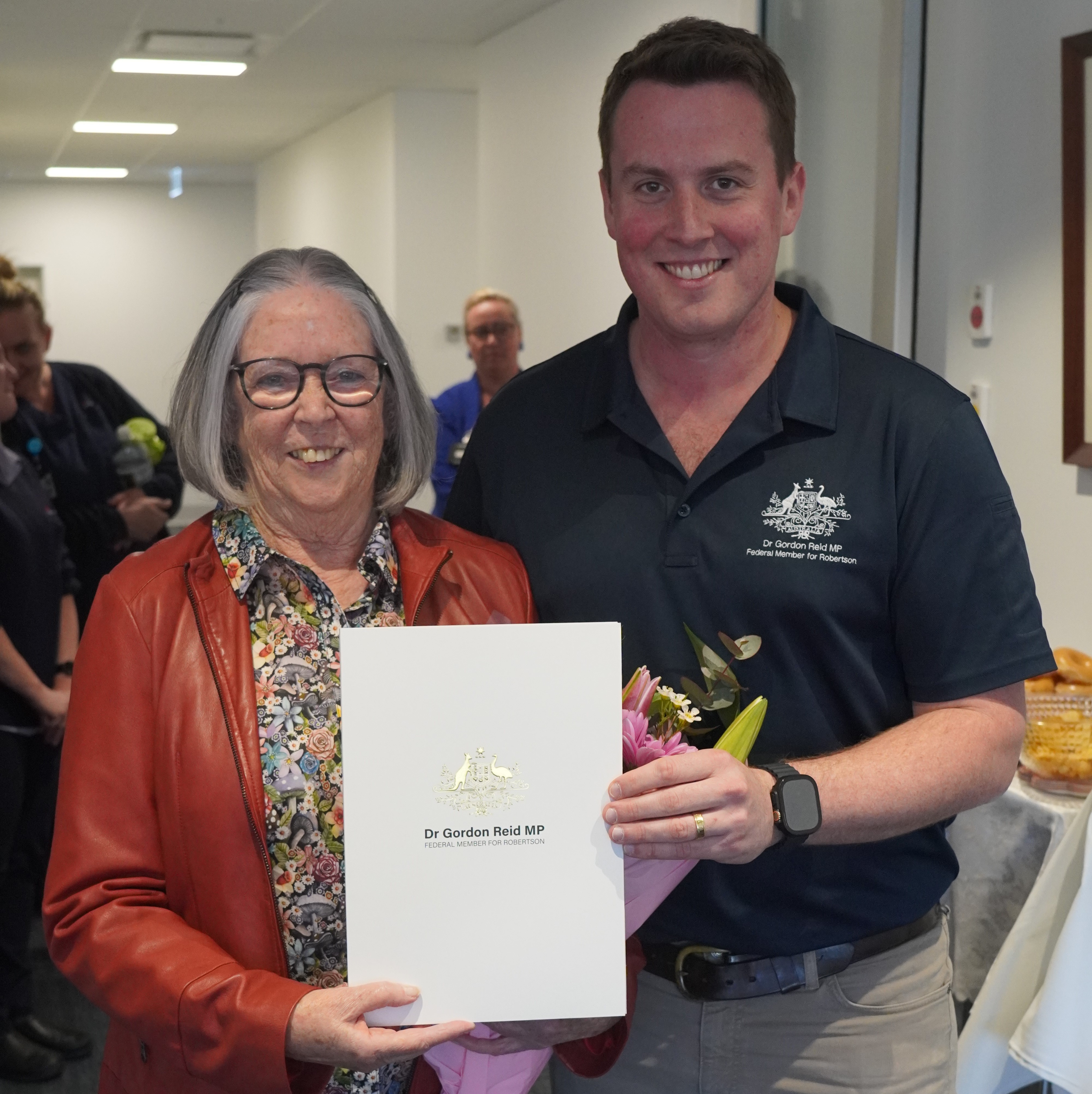 DR REID ACKNOWLEDGES MUCH-LOVED NURSE Main Image