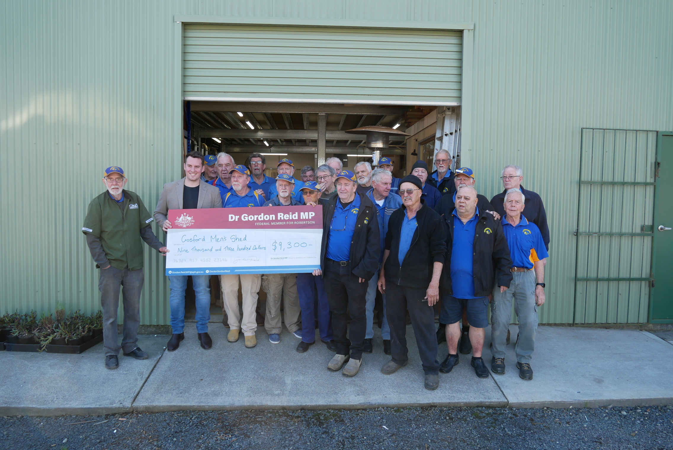 NEW TECHNOLOGY EQUIPMENT FOR GOSFORD MEN’S SHED Main Image