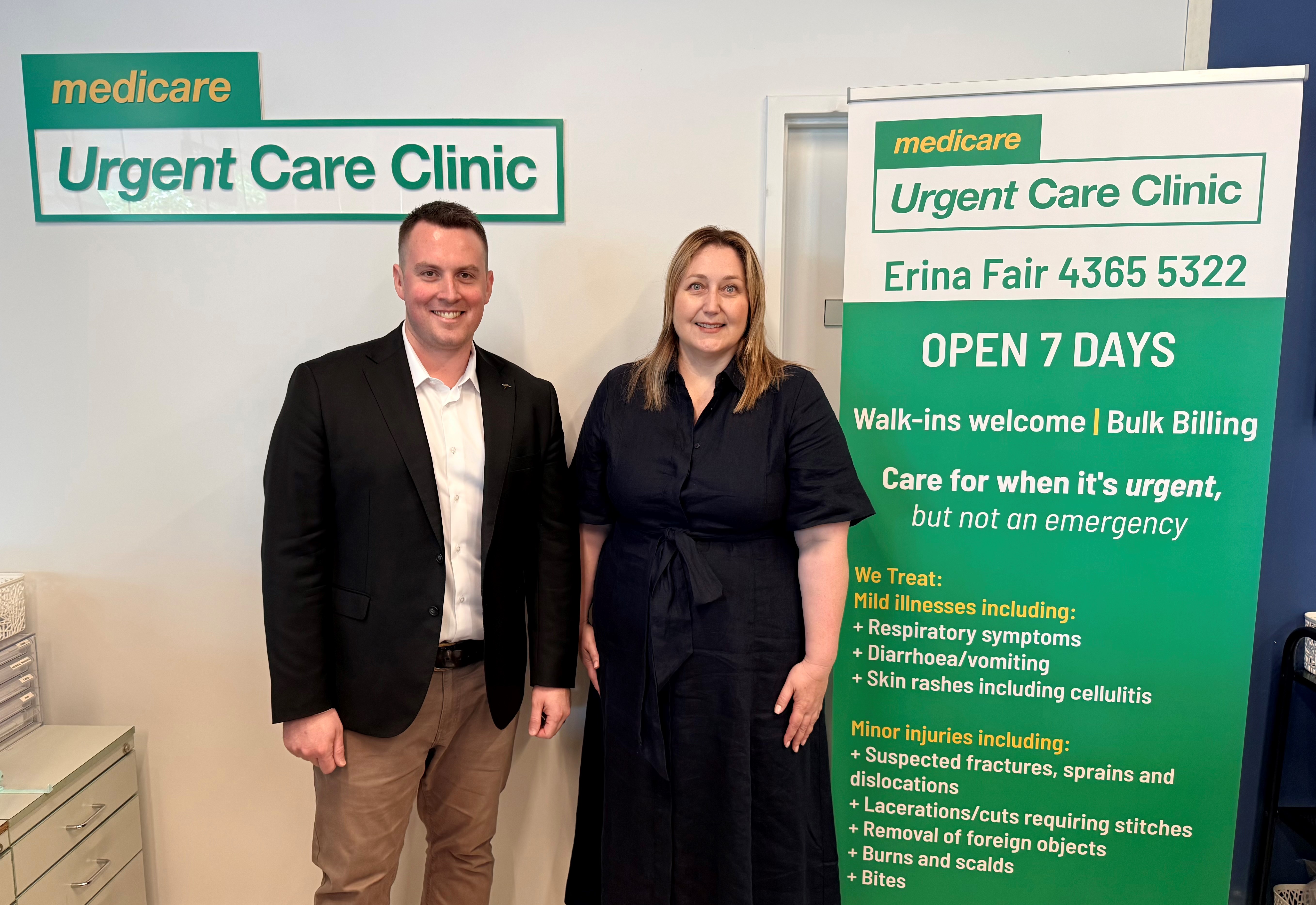 ERINA MEDICARE URGENT CARE CLINIC NOW OPEN  Main Image