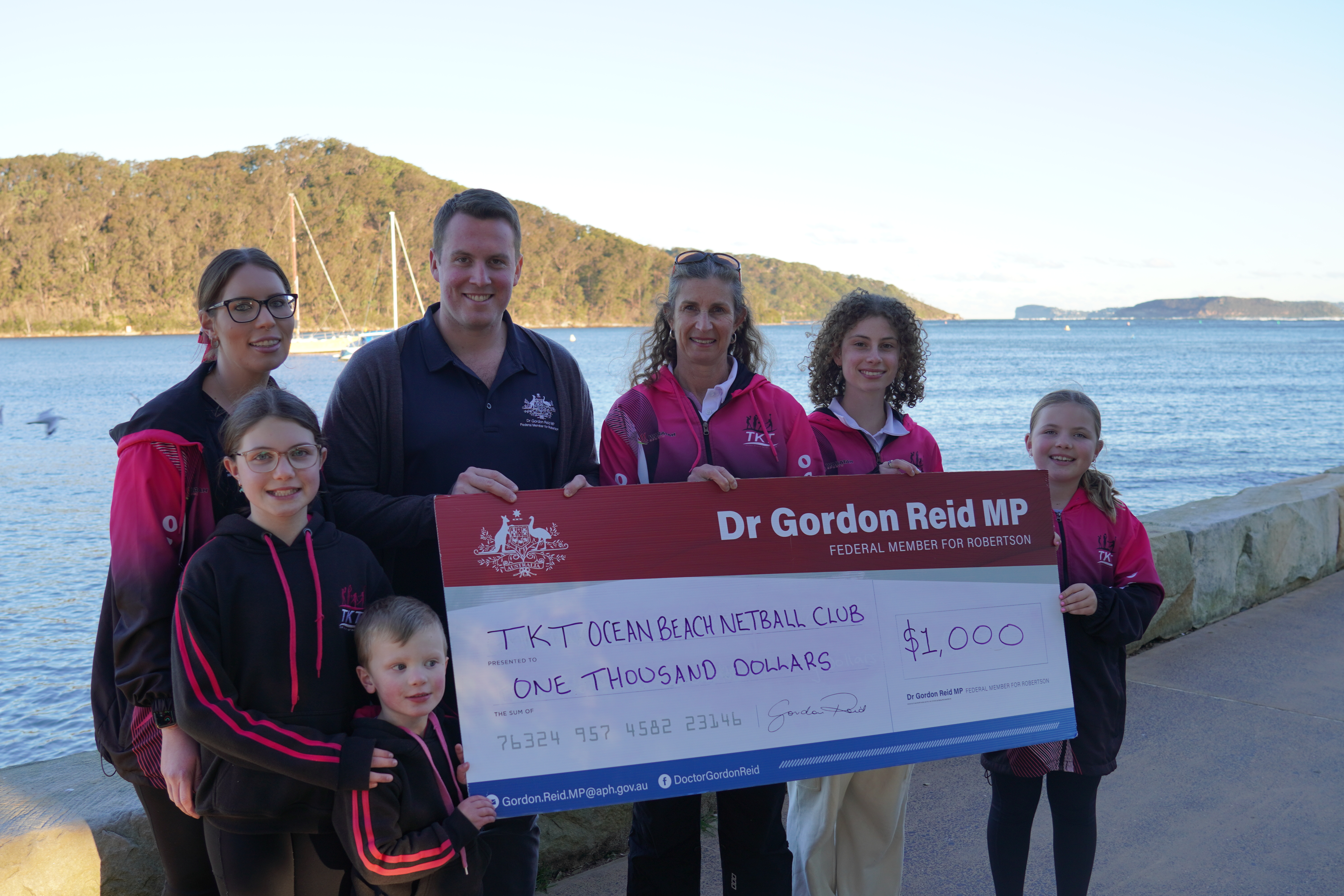 NEW EQUIPMENT FOR TKT OCEAN BEACH NETBALL CLUB Main Image