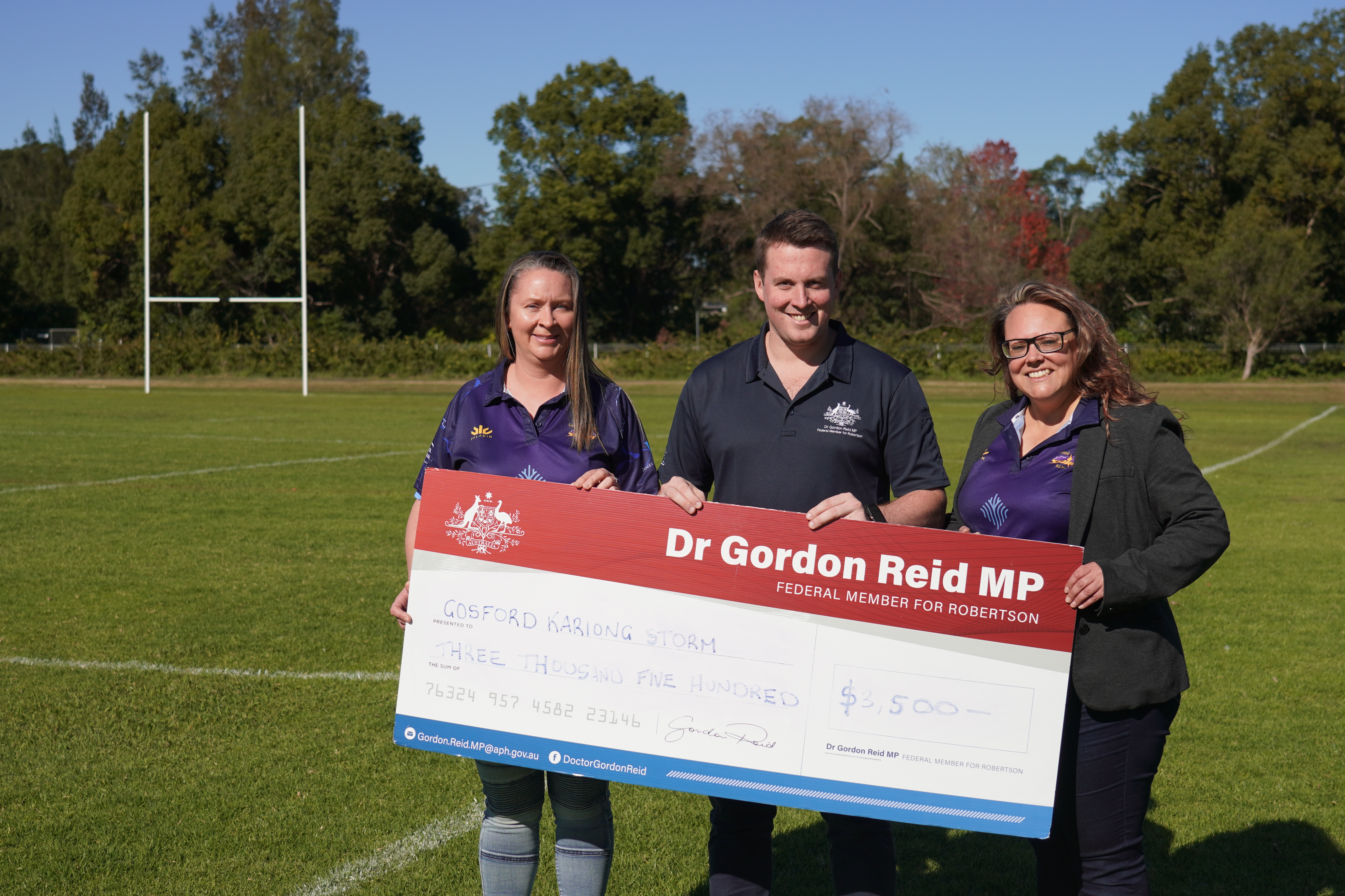 SUPPORT FOR GOSFORD KARIONG STORM JUNIOR RUGBY LEAGUE FOOTBALL CLUB Main Image