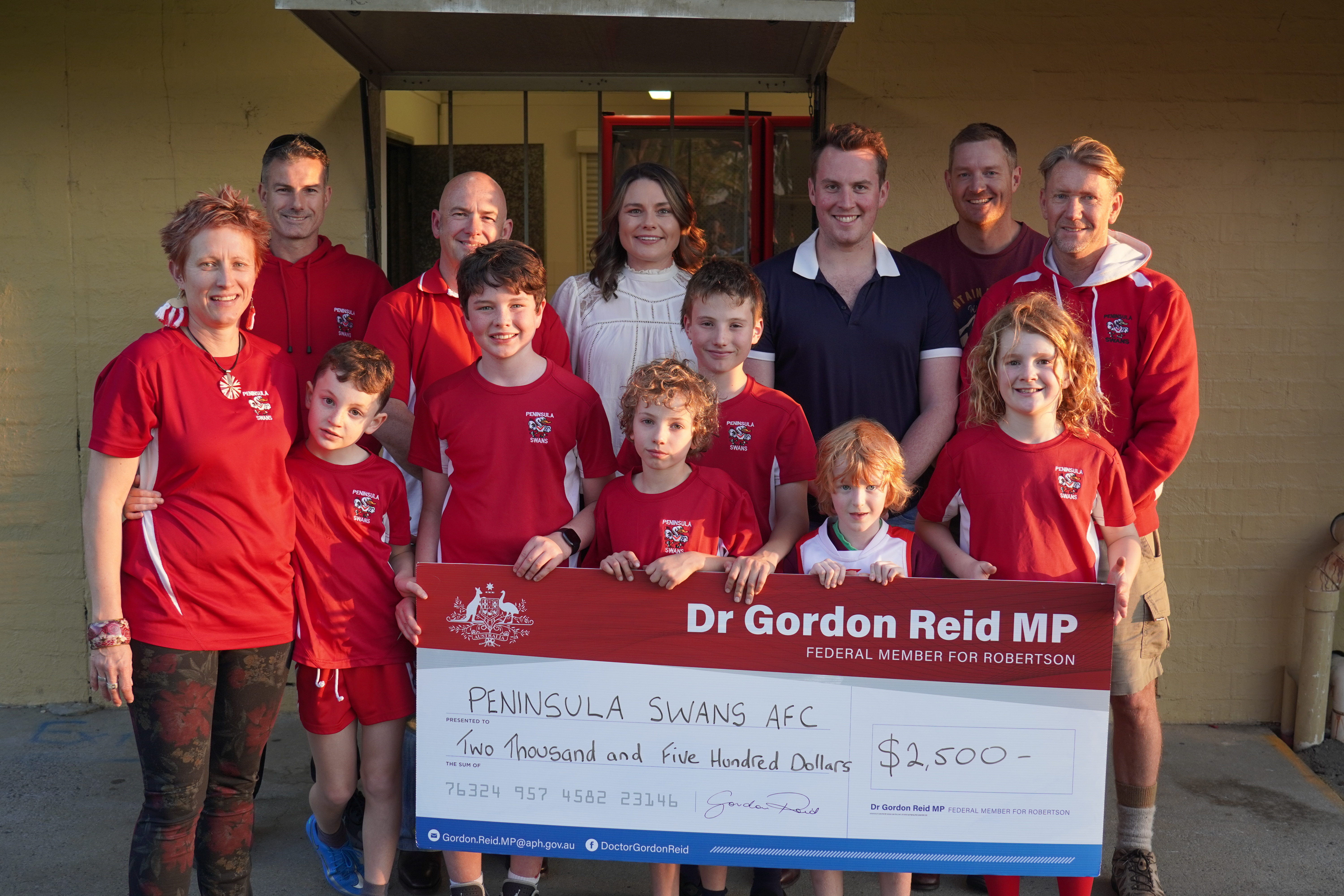 SCORE FOR THE WOY WOY PENINSULA SWANS Main Image